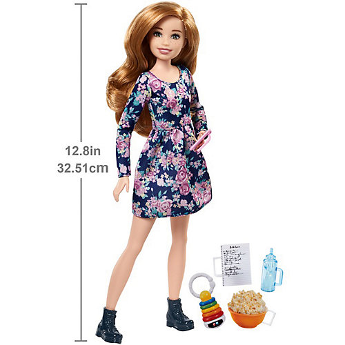 Кукла Barbie "Няни" Кукла с аксессуарами и попкорном от Mattel