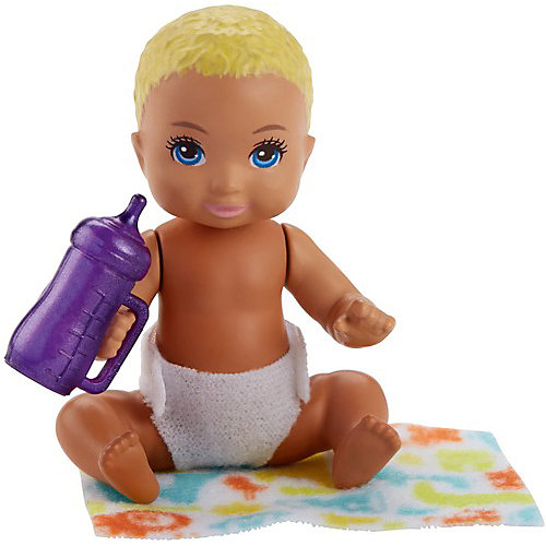 Мини-кукла Barbie "Ребенок" со светлыми волосами от Mattel