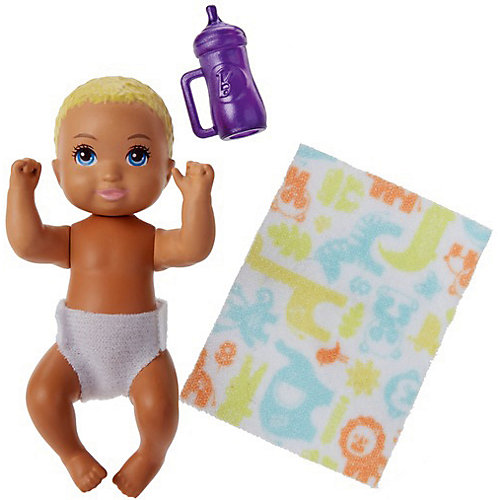 Мини-кукла Barbie "Ребенок" со светлыми волосами от Mattel