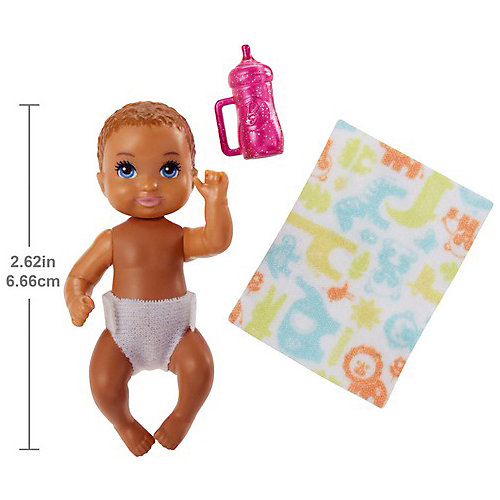 Мини-кукла Barbie "Ребенок" с рыжими волосами от Mattel
