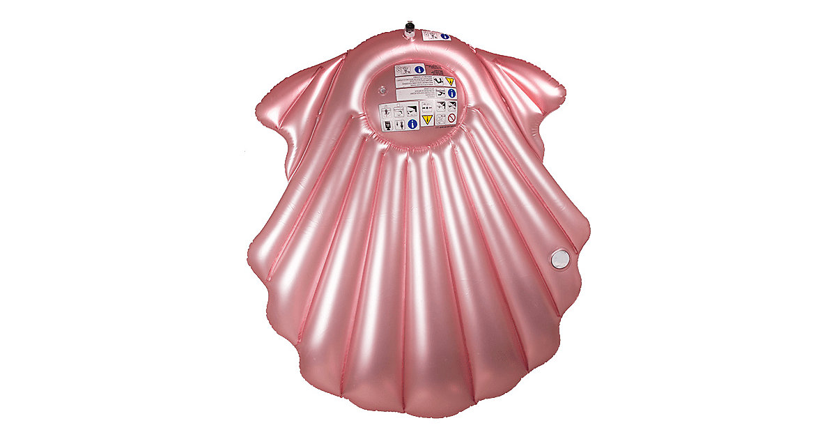 XL Luftmatratze ´´Muschel´´ 163x151 cm rosa