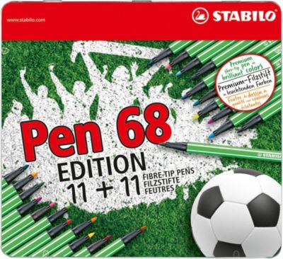 Filzstifte Pen 68 Fußball Edition, 22 Stifte