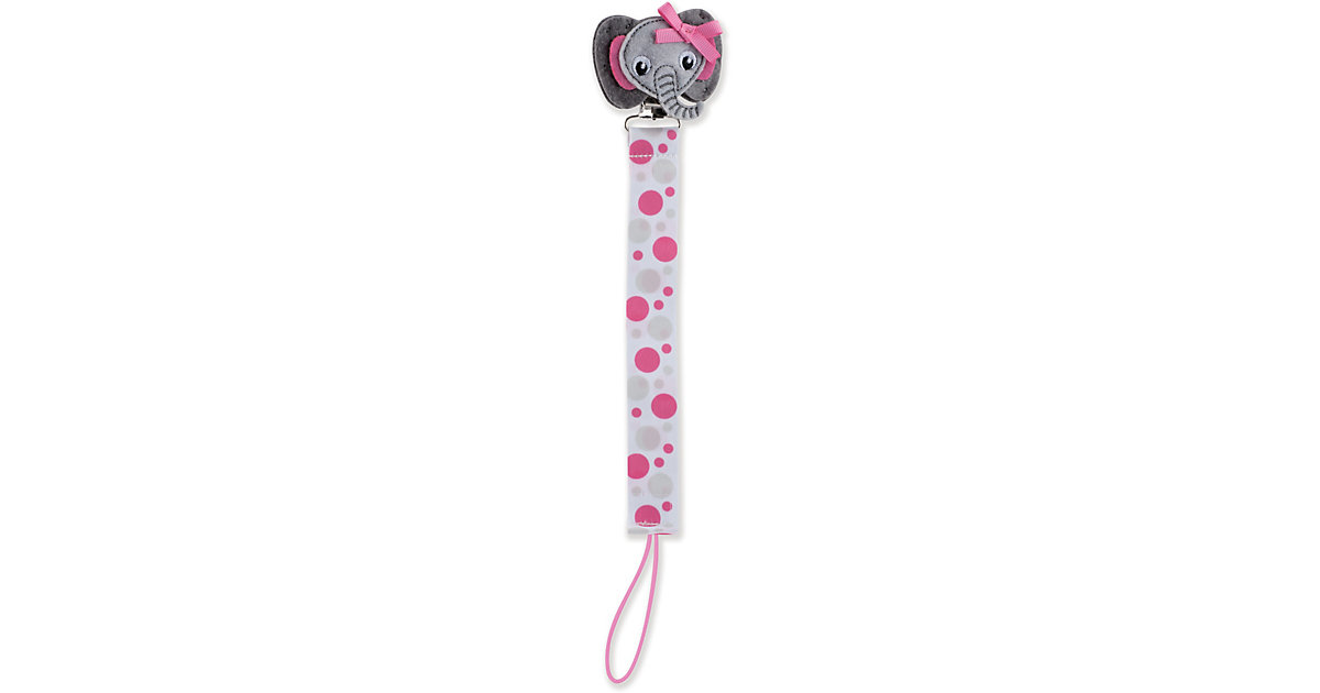Nuby · Schnullerband aus Filz, Elefant Nuby · Schnullerband aus Filz, Elefant
