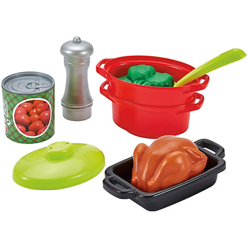 Игровой набор Ecoiffier 100% Chef плита с продуктами, 21 предмет от écoiffier