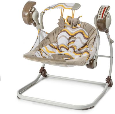 Электрокачели Baby Care "Flotter", жёлтые