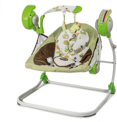 Электрокачели Baby Care "Flotter", зелёные
