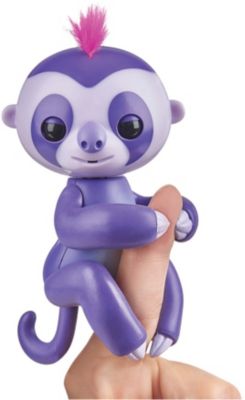 Интерактивный ленивец  Fingerlings Мардж, 12 см (пурпурный) WowWee