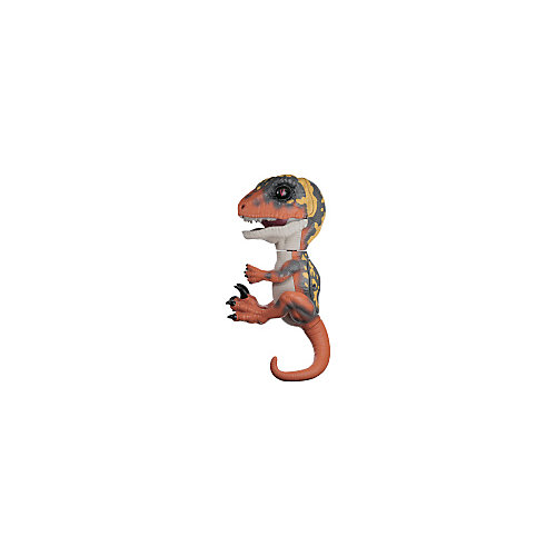 Интерактивный динозавр WowWee Fingerlings, 12 см (зеленый с оранжевым) от WowWee