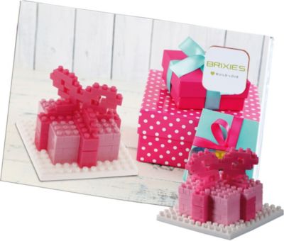 Gl�ckwunschkarte BRIXIES Geschenk rosa