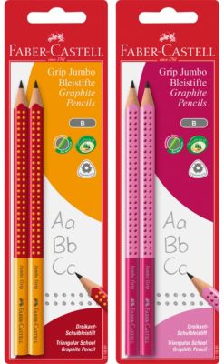 Bleistift Jumbo Grip 2er BK Girls