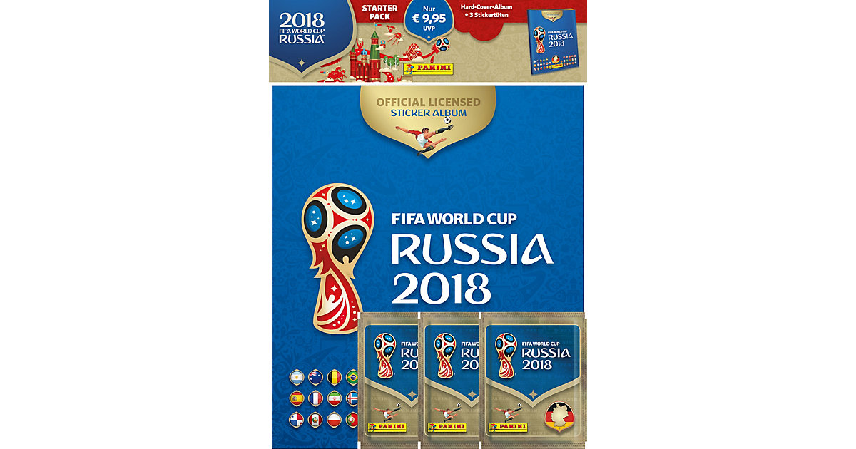 FIFA Fussball-Weltmeisterschaft Russland 2018 Panini Hardcover