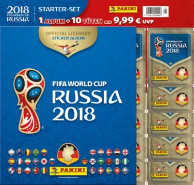 FIFA Fussball-Weltmeisterschaft Russland 2018 Panini STARTER-SET
