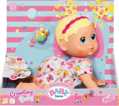 baby born funny faces bouncing baby