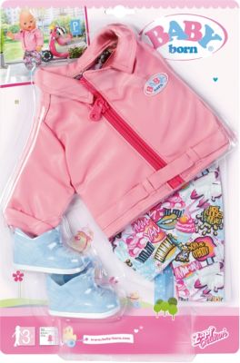 2-teilig Puppenkleidung Mantel mit Kapuzen & Shorts Hosen Sportkleidung 