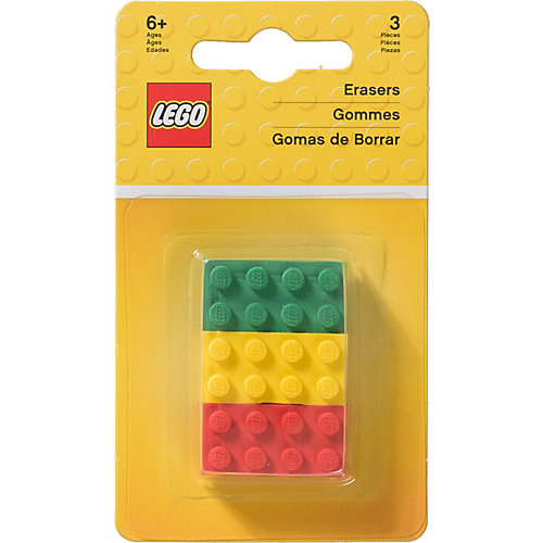 Набор ластиков (3 шт.) LEGO от LEGO
