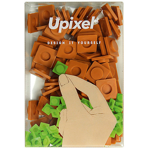 Пиксели большие Upixel, светлый кофейный - светло-коричневый от Upixel