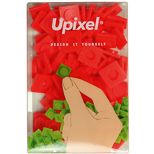 Пиксели большие Upixel, красный - красный от Upixel