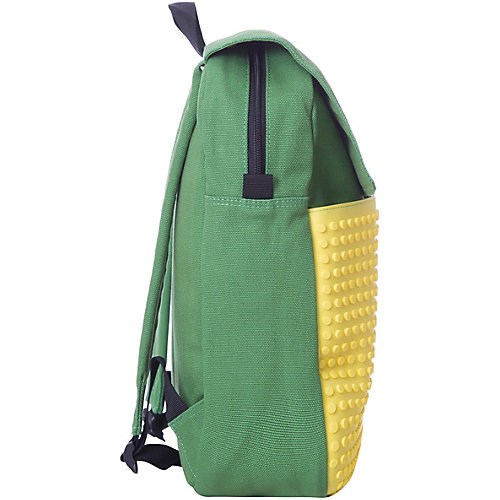 Пиксельный рюкзак Upixel «Canvas Top Lid pixel Backpack», зеленый-желтый - желтый от Upixel
