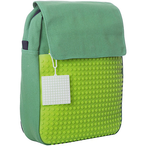 Пиксельный рюкзак Upixel «Canvas Top Lid pixel Backpack», зеленый - темно-зеленый от Upixel