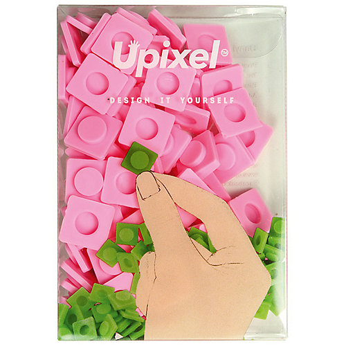 Пиксели большие Upixel, розовый - розовый от Upixel