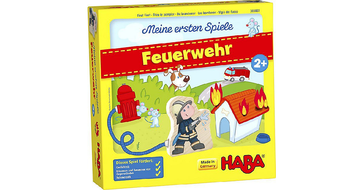 Brettspiele/Lernspiele: HABA HABA 303807 Meine ersten - Feuerwehr