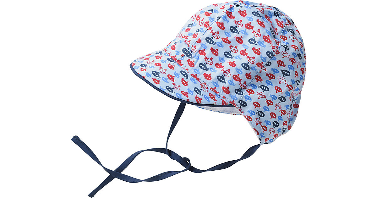 Baby Schirmmütze zum Binden blau Gr. 46 Jungen Kinder