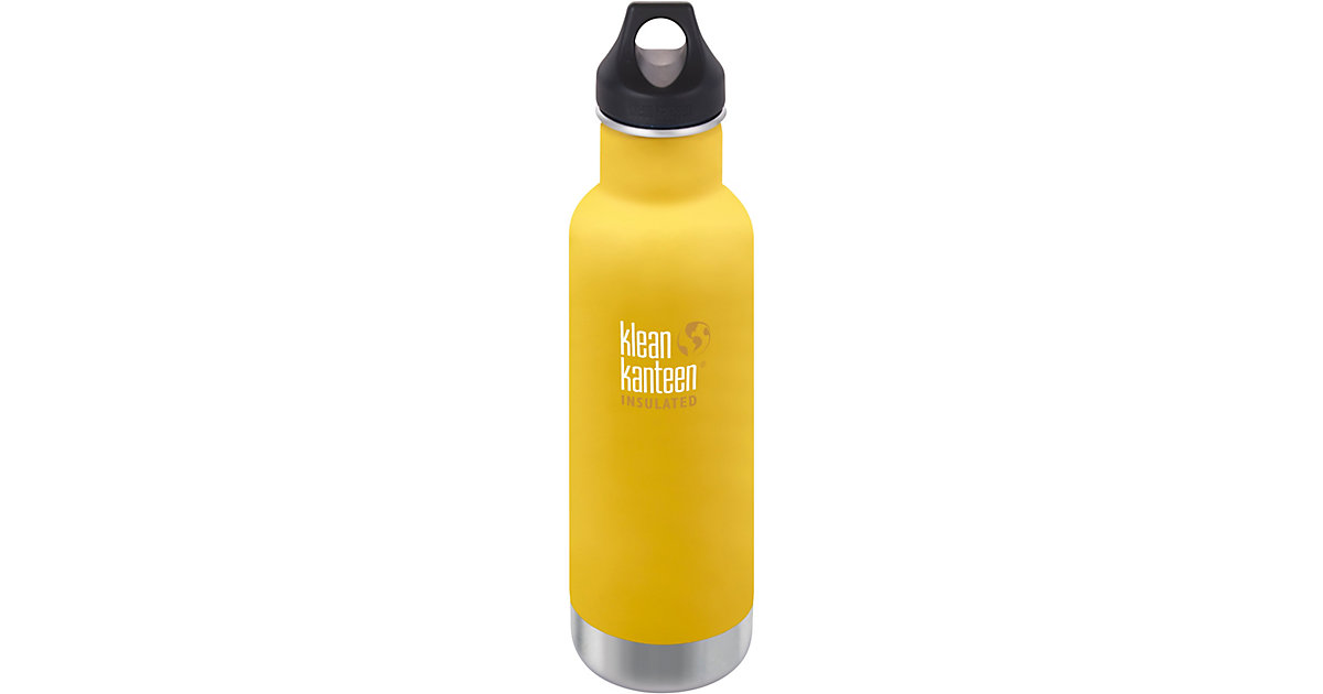 klean kanteen · Edelstahl-Trinkflasche klean kanteen Classic Lemon Curry, 592 ml, vakuumisoliert, Loop Cap klean kanteen · Edelstahl-Trinkflasche klean kanteen Classic Lemon Curry, 592 ml, vakuumisoliert, Loop Cap