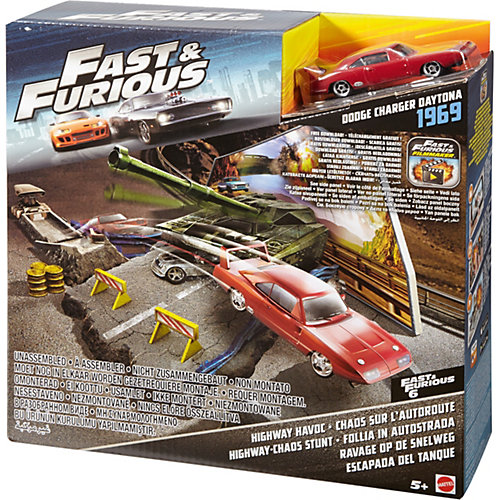 Автотрек Hot Wheels "Форсаж Fast & Furious" Highway Havoc от Mattel