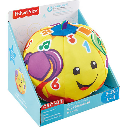 Интерактивная игрушка Fisher Price "Смейся и учись" Футбольный мячик от Mattel