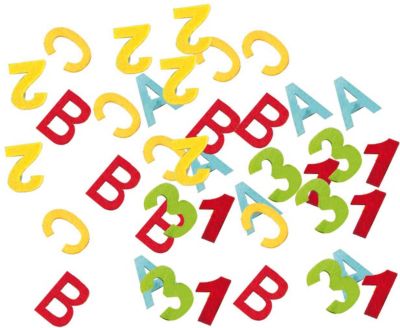 Filz-Konfetti Schulanfang