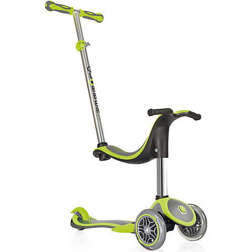Трехколесный самокат Globber Evo 4 In 1 Plus, зеленый от Globber