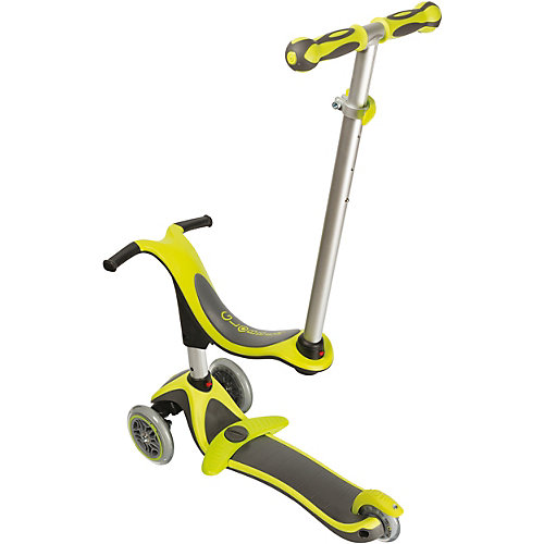 Трехколесный самокат Globber Evo 4 In 1 Plus, зеленый от Globber