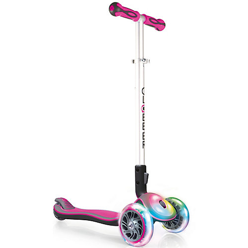 Трехколесный самокат Globber Elite FL, розовый от Globber