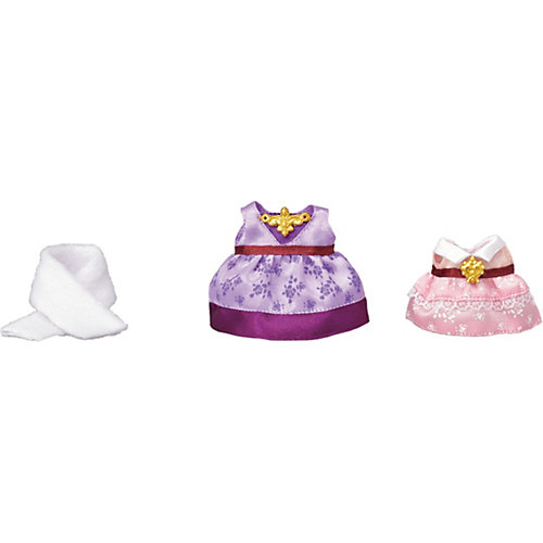 Набор Sylvanian Families Series Town "Модные платья",фиолетовое и розовое от Эпоха Чудес