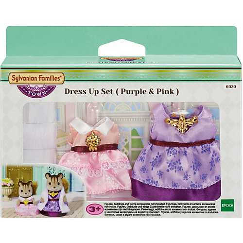 Набор Sylvanian Families Series Town "Модные платья",фиолетовое и розовое от Эпоха Чудес