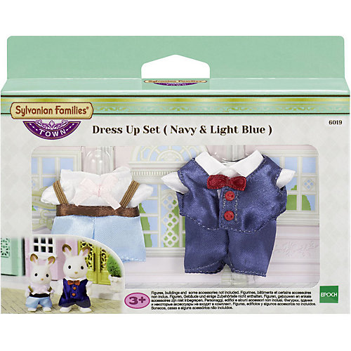 Набор Sylvanian Families Series Town "Модные костюмчики", синий и голубой от Эпоха Чудес