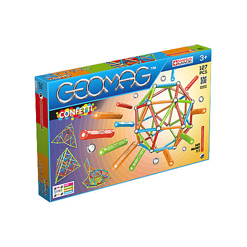 Конструктор магнитный Geomag "Confetti", 127 деталей от Geomag