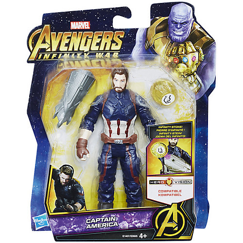 Фигурка Avengers "Мстители и камни бесконечности" Капитан Америка, 15 см от Hasbro