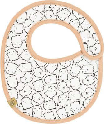 L�tzchen mit Klettverschluss, small, Little Spookies peach orange