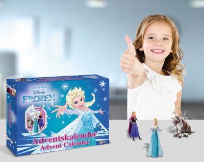 Disney Frozen Film Adventskalender mit 3D Specials Die Eiskönigin gratis Versand