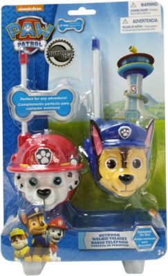 Paw Patrol Walkie Talkies Set Marshall und Chase in 3D-Form
