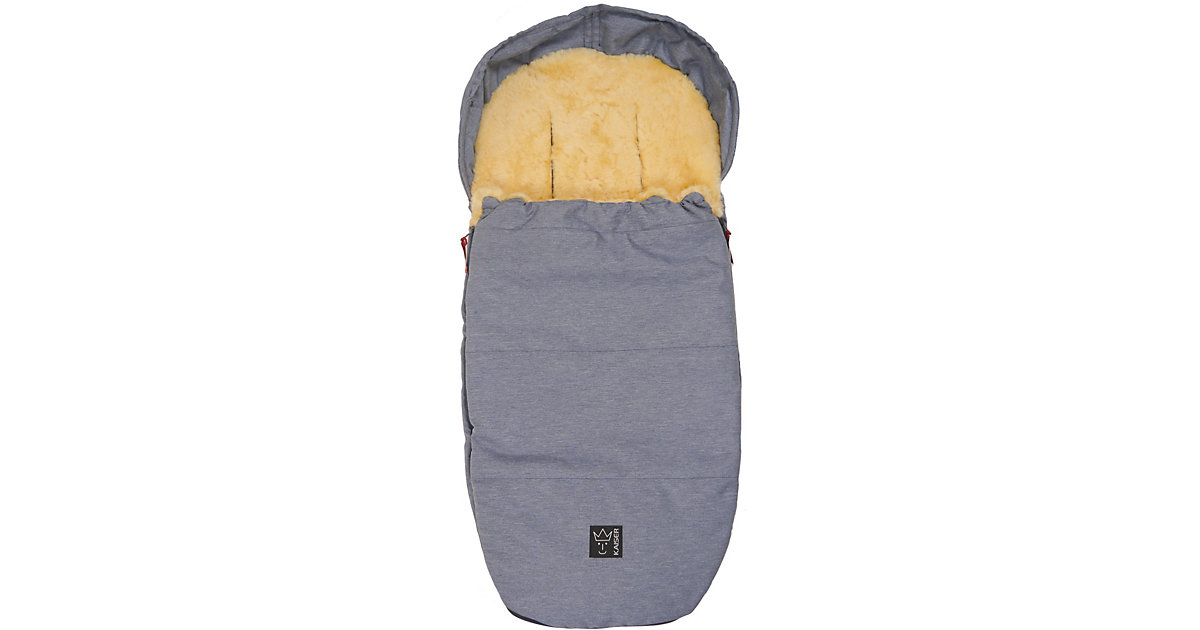 Kaiser · Fußsack Lenny, Lammfell medi super light, Denim Blue, 2018 Kaiser · Fußsack Lenny, Lammfell medi super light, Denim Blue, 2018