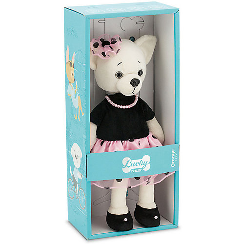 Мягкая игрушка Orange Lucky Doggy Собака Lili: Бусинка, 37 см от Orange