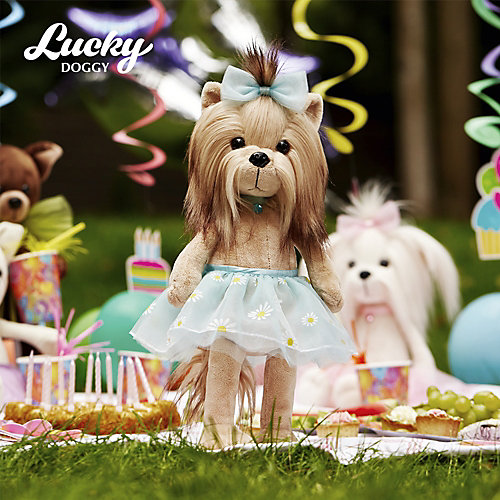 Мягкая игрушка Orange Lucky Doggy Собака Yoyo: Ромашка, 37 см от Orange