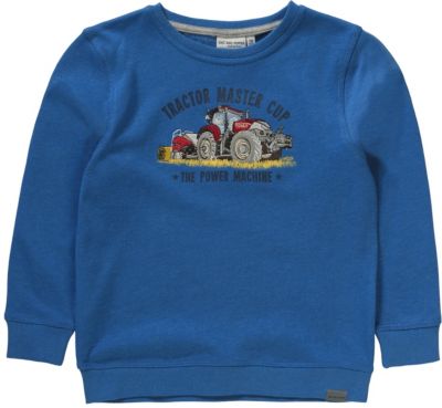Sweatshirt , Traktor blau Gr. 116/122 Jungen Kinder
