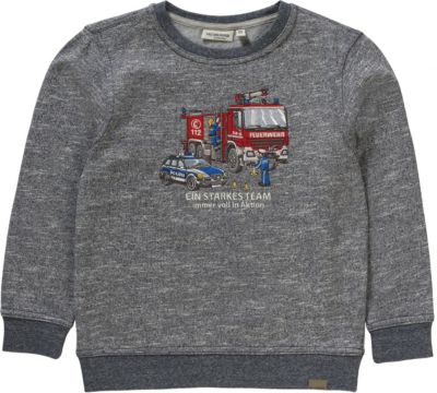 Sweatshirt , Feuerwehr dunkelblau Gr. 116/122 Jungen Kinder