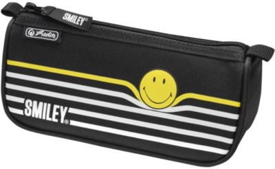 Herlitz Schlamperetui Smiley B&Y Stripes schwarz-kombi M�dchen Kinder