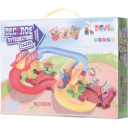 Железная дорога Devik Toys с поездом от Devik Toys
