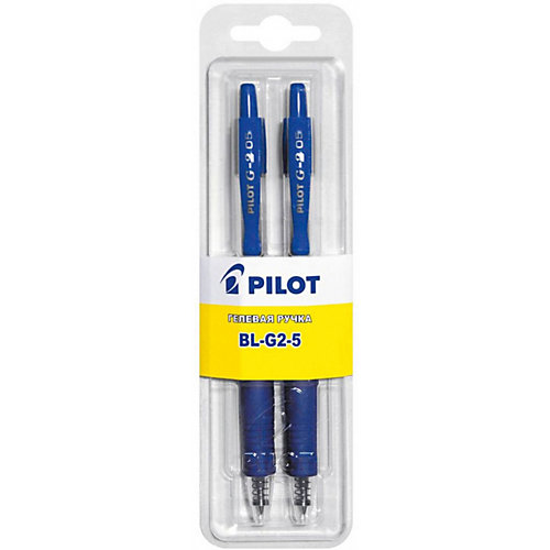 Гелевые ручки Pilot 0,5 мм 2 шт, чёрные от Pilot