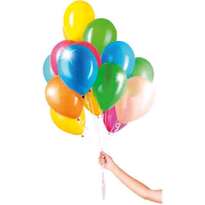 Luftballons metallic 23 cm, 30 Stück